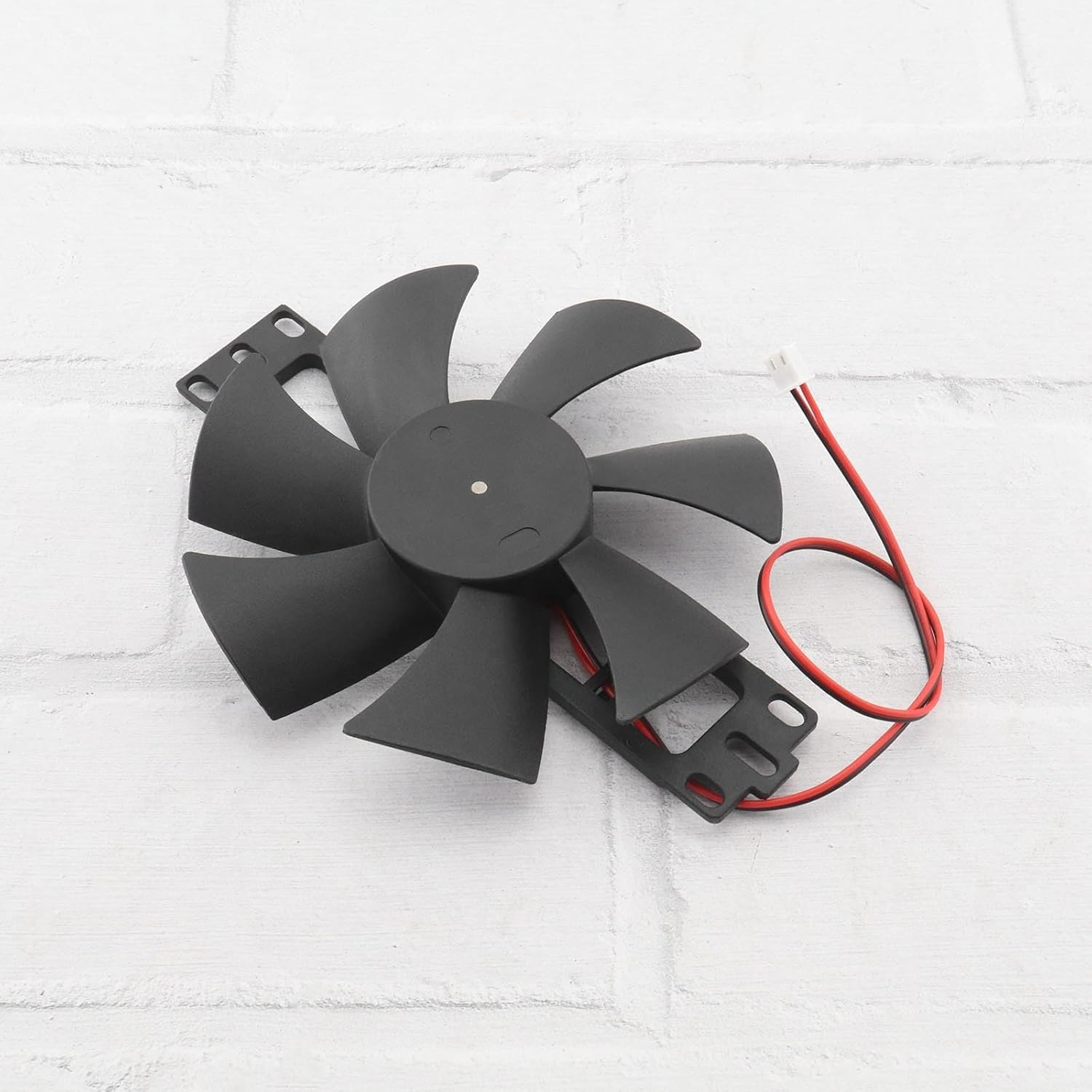 Ecsing Induction Cooker Fan 18V Kitchen Fan Total Length 14.4Cm Fan Blade Diameter 11Cm Hole Diameter 2.3Cm Wire Length 30Cm Low Noise Universal Fan Black image number 4