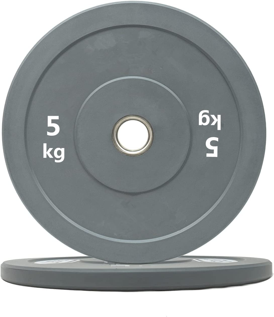 HCE Olympic Bumper Barbell Weight Plates High-Quality Rubber Bumper Plates with Steel Hub - Bodybuilding, Strength Training, Weightlifting, Crossfit Fitness Gym Equipment