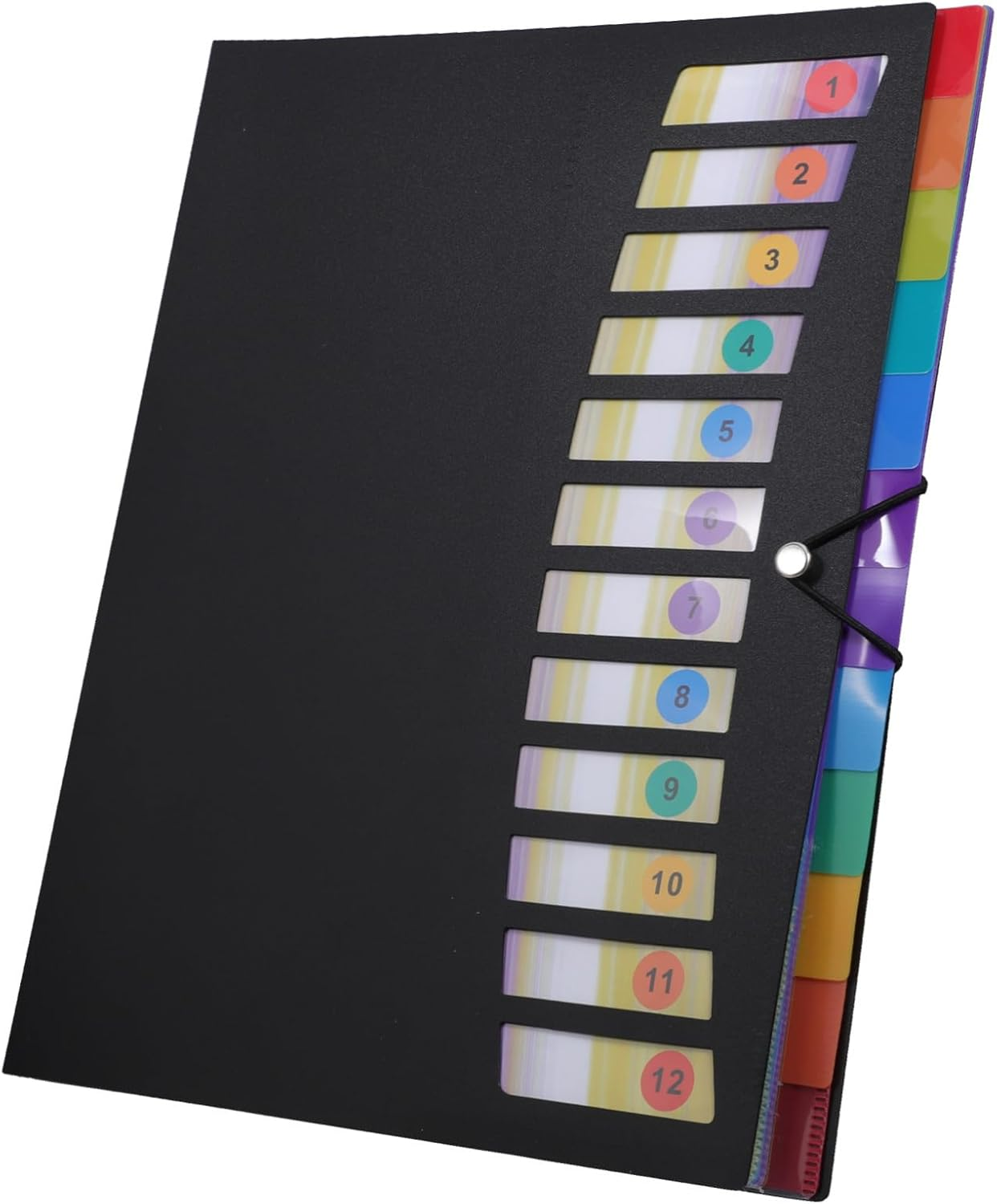 MINAOLULUS Cluster Folder File Organizer Expandable Multi-Pockets Folders for Office School Supplies Documents Organizers image number 5