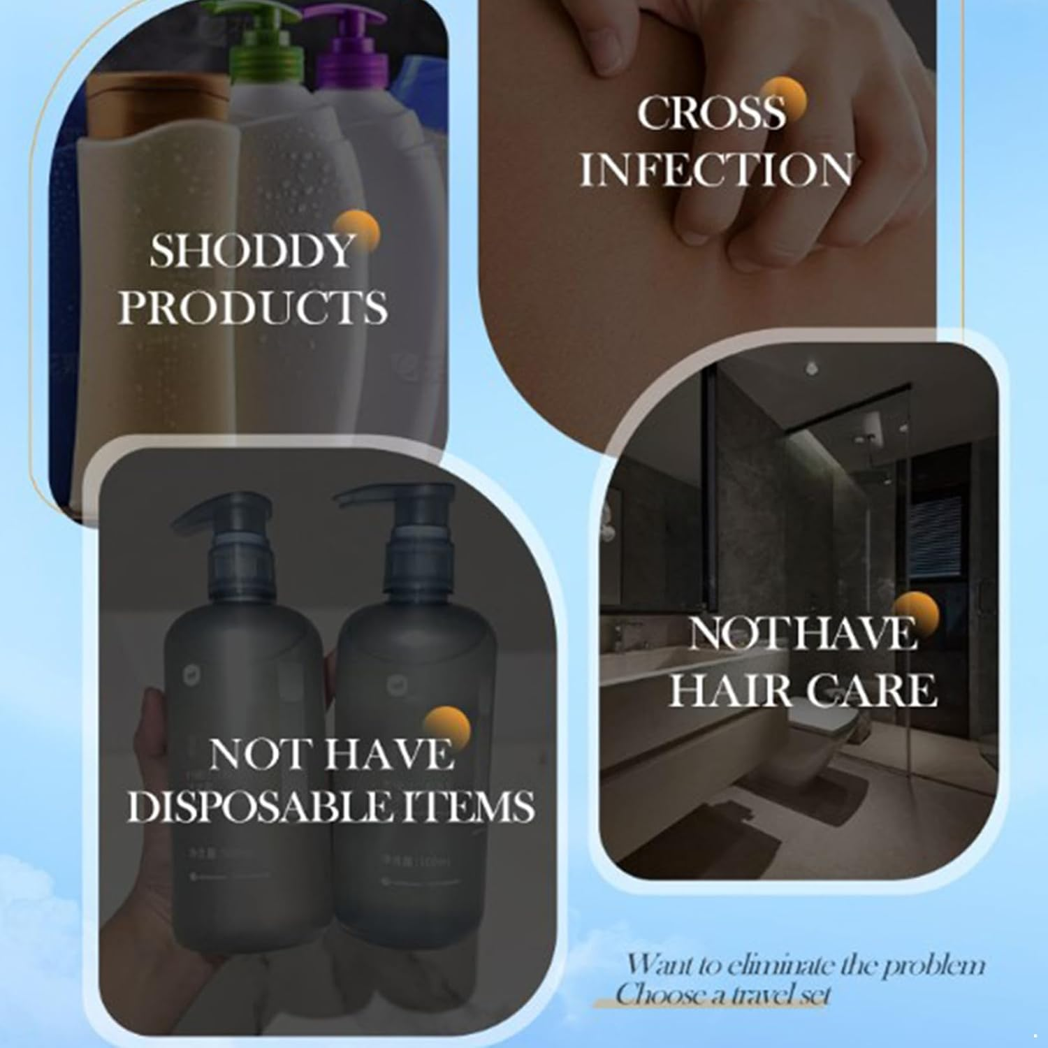 Iiniim Organic Coconut Bath and Hair Care Set with Hydrating Shampoo Nourishing Mask Refreshing Body Wash for Daily Use Brown One Size image number 6