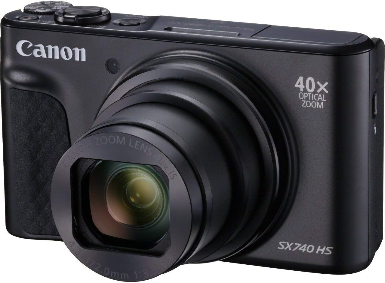 New Canon Powershot SX740 HS Black 20.3MP 40X Optical Zoom 4K Wifi 1 Year Au Wty image number 2