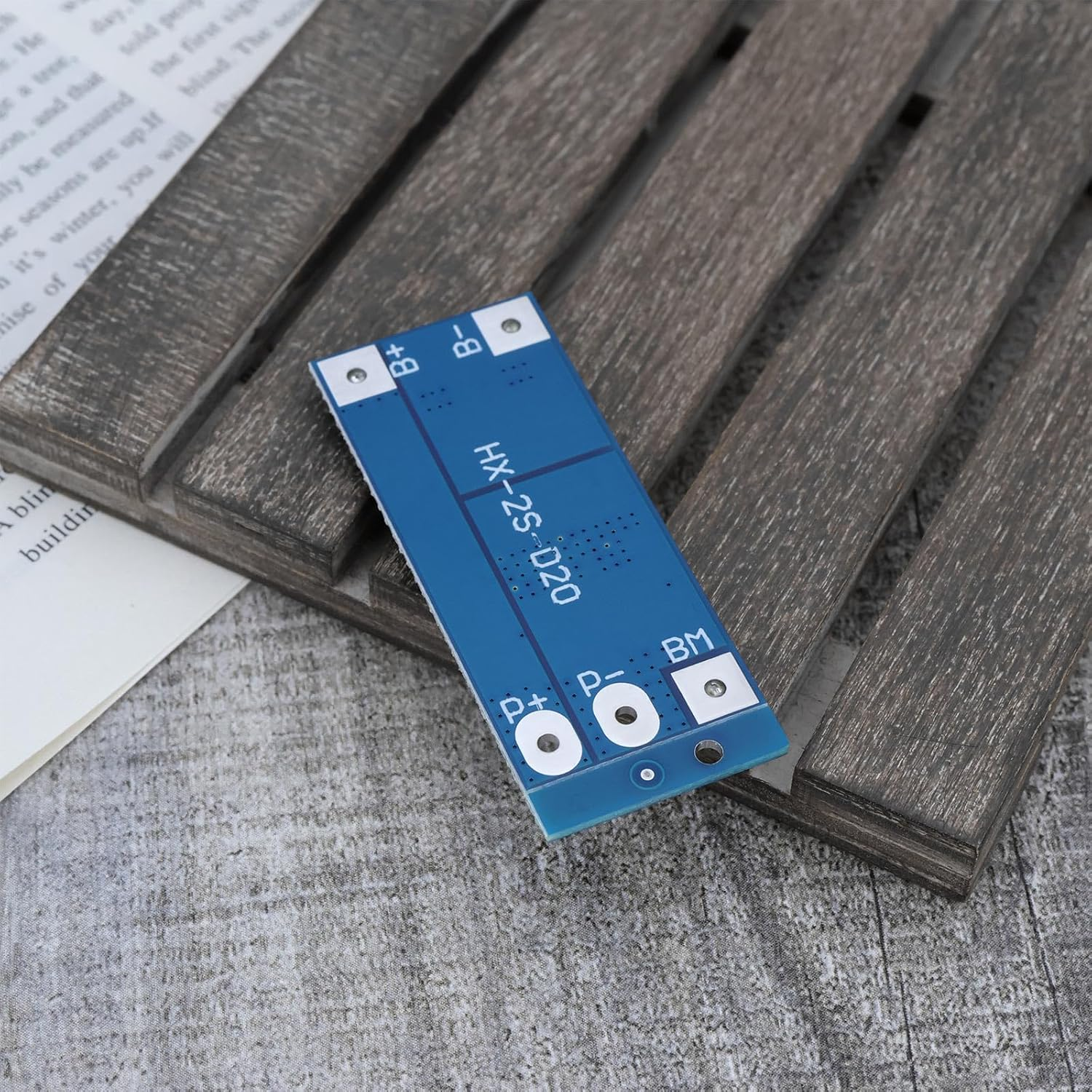 VGOL 5Pcs Battery Protection Board 2S 7.4V 13A Balance Li-Ion Lithium 18650 Battery Charger Board for Lithium Polymer Lithium Ion Batteries 46X20X3.6Mm image number 3