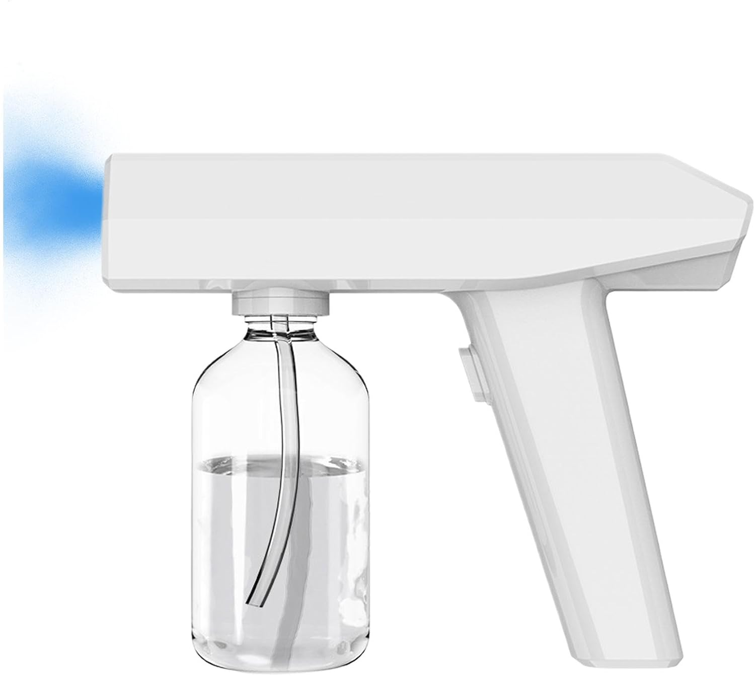 Electric Atomizer Spray Bottle, Home Atomizer | 250Ml Rechargeable Atomizer Handheld Spray Bottle - Home and Car Clean up Dust Removal Sprayer with Blue Light for Clothing, Carpet image number 2