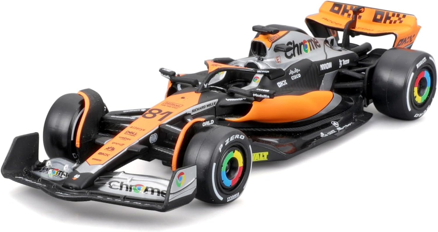 Bburago 1/43 Mclaren 2023 MCL60 F1#81 Oscar Piastri image number 4