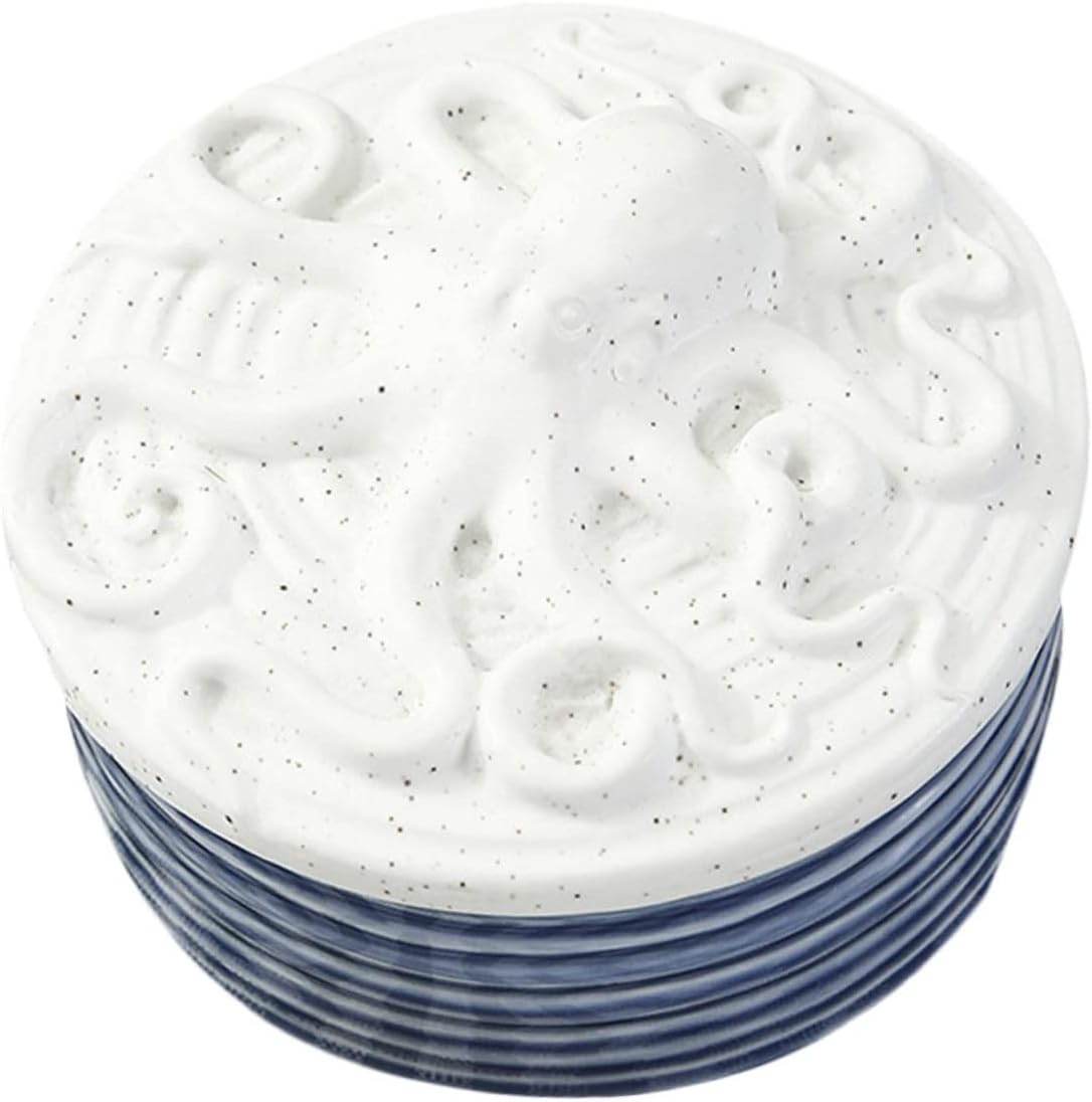 LABRIMP Nordic Style Ceramic Storage Jar Food Storage Jar Lid for Home Kitchen Bar image number 2