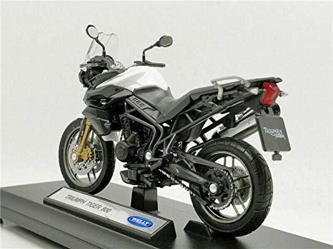Welly 1:18 Triumph Tiger 800 Motorcycle Bike Model Toy New in Box image number 1