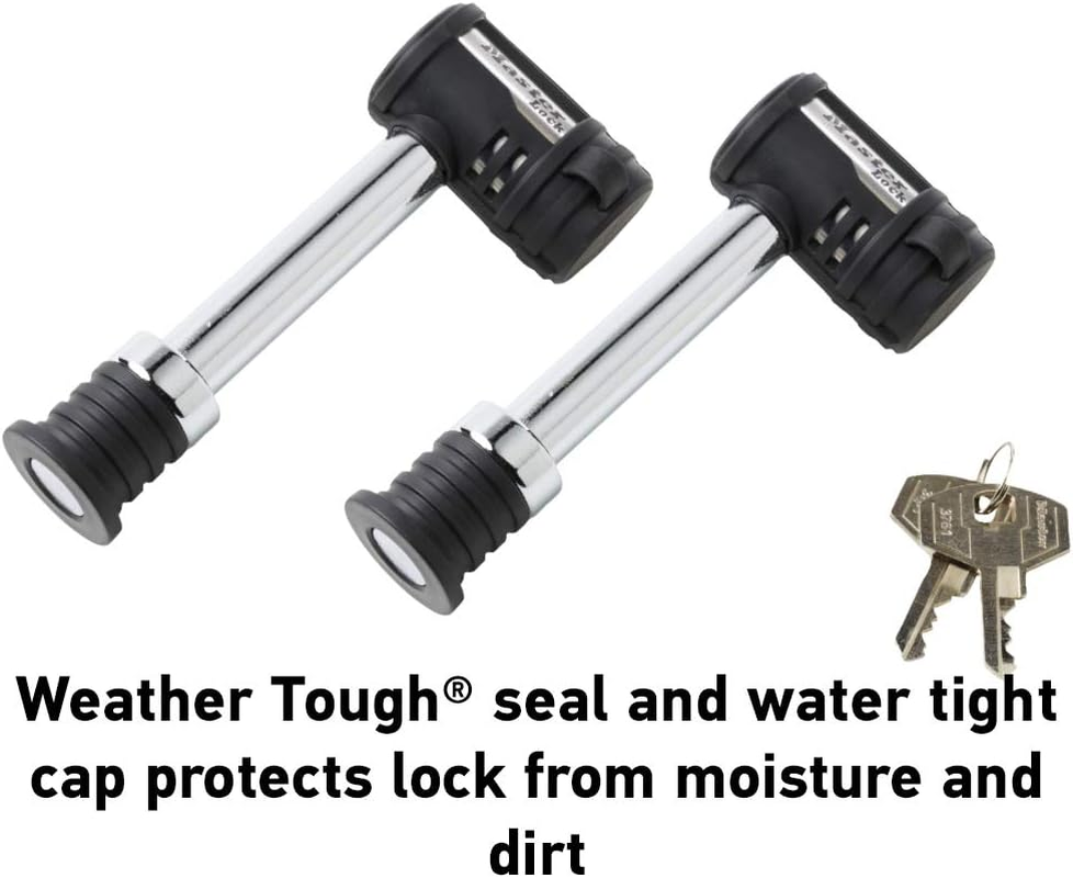 Master Lock 1479TAT Receiver Lock, 2 Pack,Silver image number 1