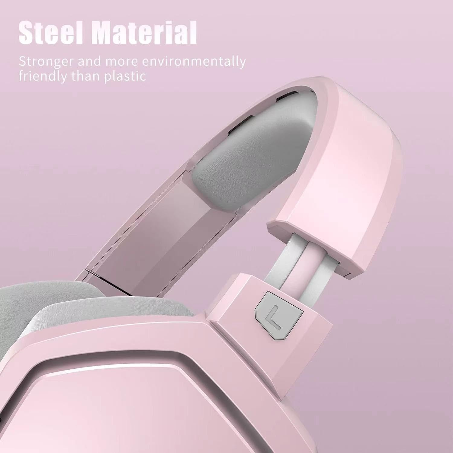 NUBWO G06 Dual Wireless Gaming Headset with Microphone for PS5, PS4, PC, Mobile, Switch, 2.4Ghz Wireless + Bluetooth - 100 Hr Battery - 50Mm Drivers image number 5