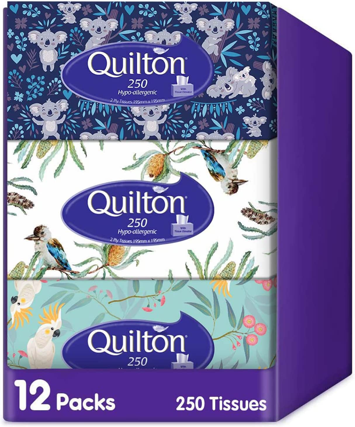 Quilton 4-Ply Hypo-Allergenic Pocket Facial Tissues (7 X 6 Packs) image number 7