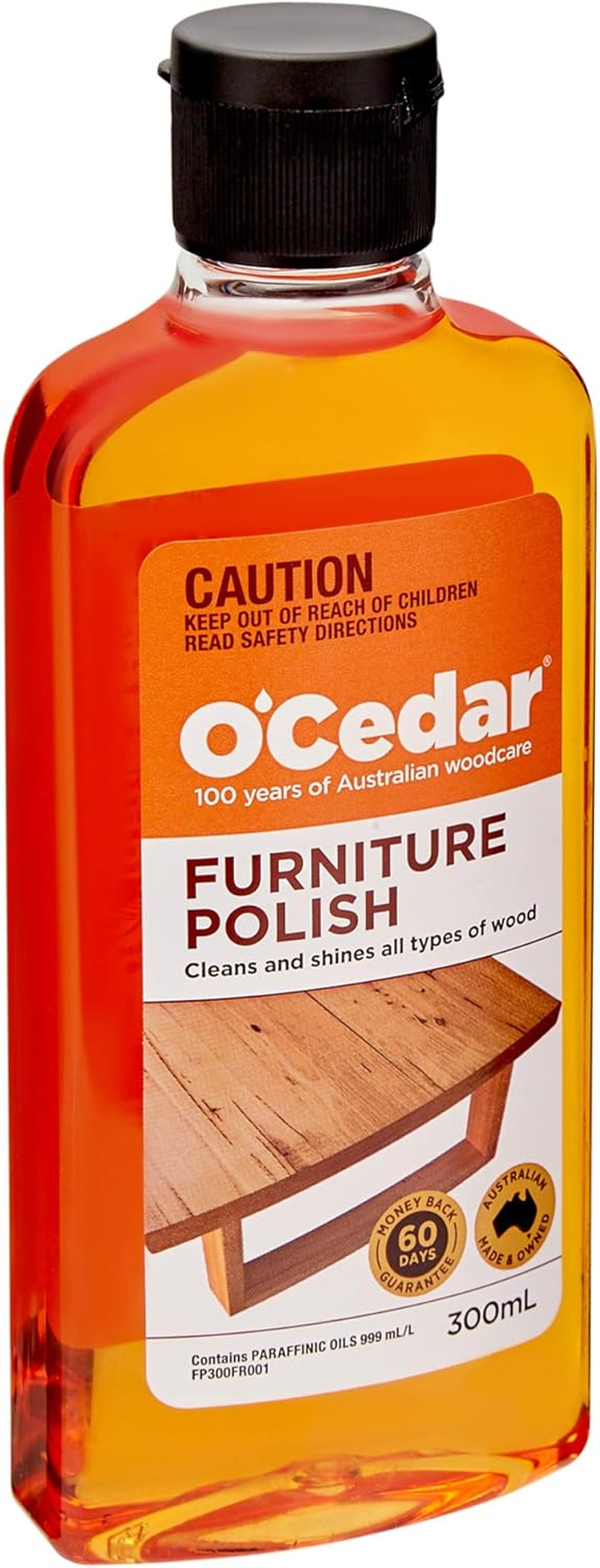 O'Cedar Wood Polish 300ML - Home Furniture Care Stain Scratch Concealer Varnish image number 1