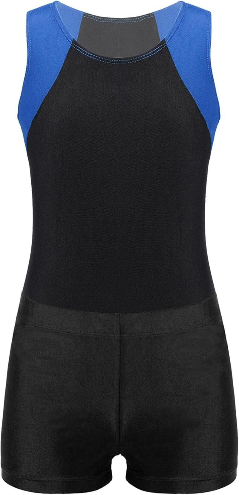 Loodgao Kids Boys Gymnastics Outfits Ballet Dance Leotards Tank Top and Shorts Set Tumbling Suit Workout Dancewear image number 6