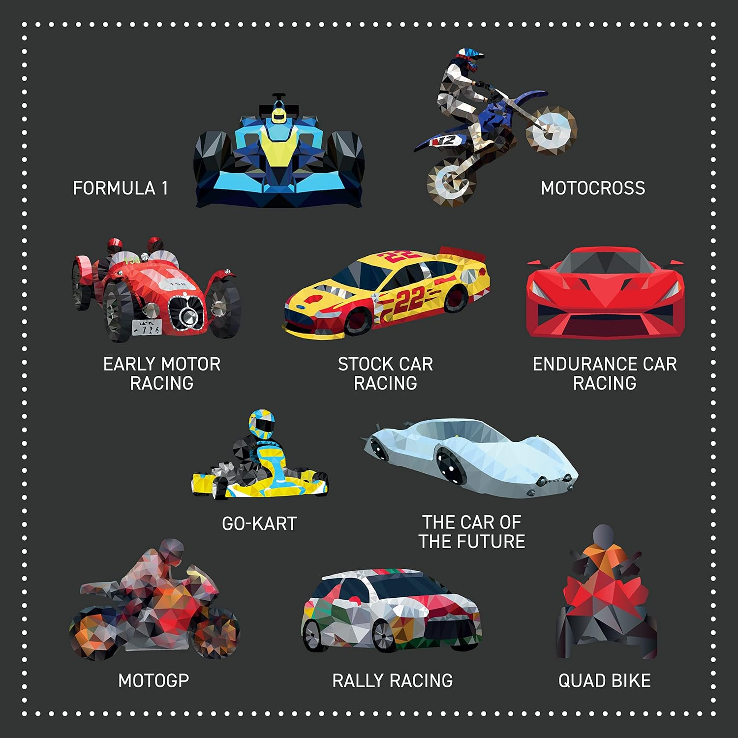 My Sticker Paintings: Cars: 10 Magnificent Paintings image number 2