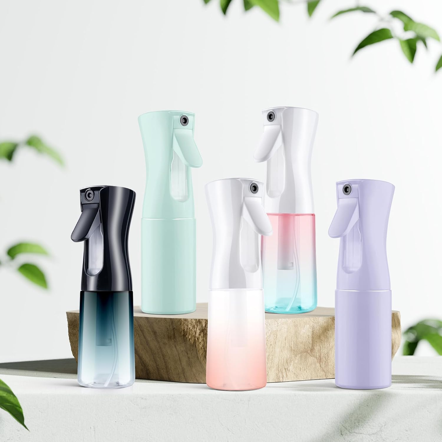 URAQT Hair Spray Bottle, Continuous Water Mister Empty Spray Bottle, Salon Hairdressing Spray Bottle, Multifunctional Fine Mist Water Spray Bottle for Plants, Pets, Home Clean, 200ML