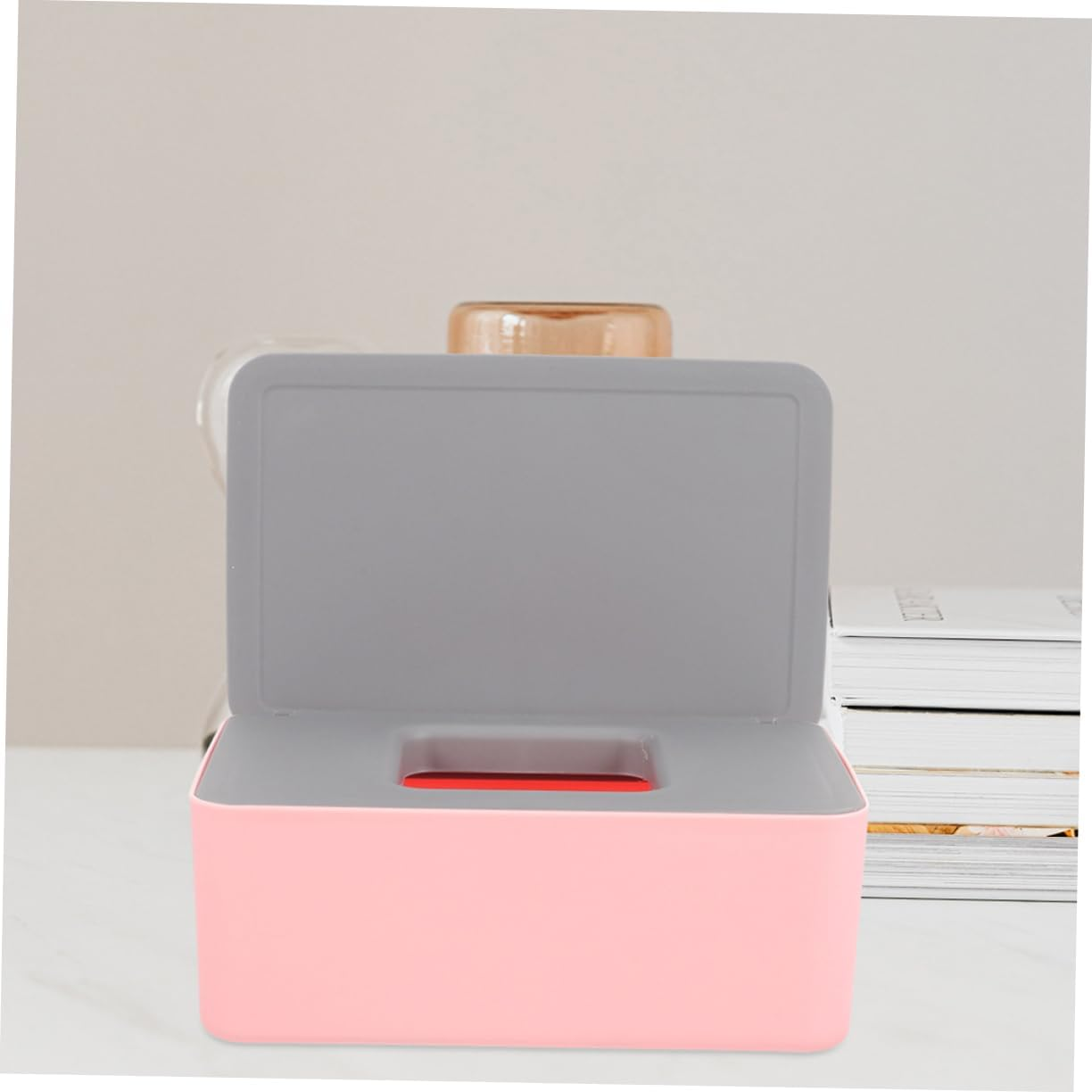 SHOWERORO 2Pcs Wipes Dispenser Wet Napkin Container Storage Box for Travel Home Use image number 1