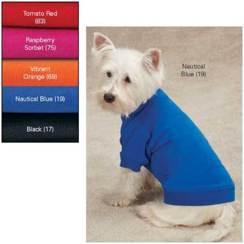 Zack & Zoey Basic Tee Shirt for Dogs, 16" Medium, Black