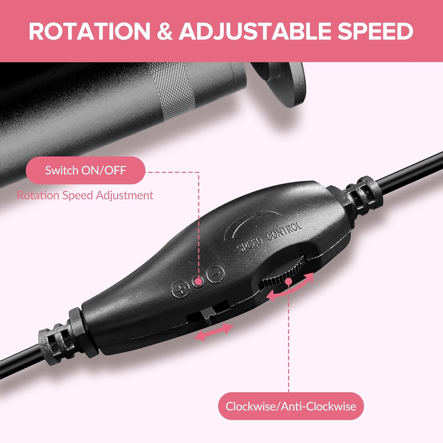 Electric Callus Remover for Feet，Electric Foot Care Tools，Stepless Speed Rechargeable Grinder with 60 Sandpaper Discs, Professional Pedicure Tool for Dead Dry Crack Skin Calluses-Black 004 image number 5