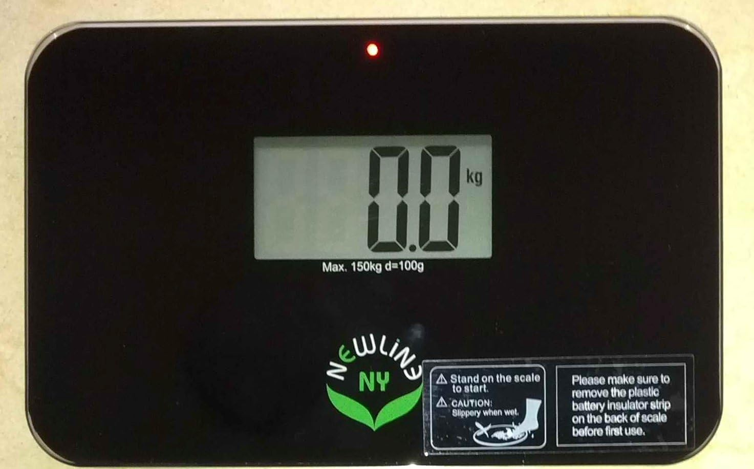 Newlineny Step on Super Mini Smallest Travel Bathroom Scale with Trip Protection Sleeve(Sbb0638Sm): Black - Green image number 4