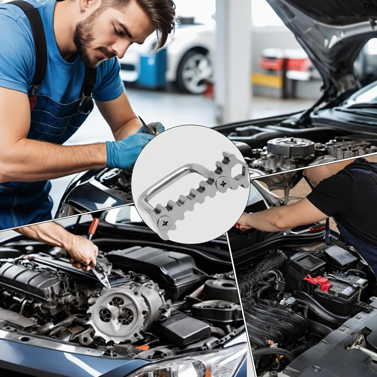 Camshaft Belt Locking Tool - Engine Timing Tool, Secure Pulley Holding Device | Precision Alignment Tool, Steel Auto Repair Equipment for Engine Maintenance, Belt Replacement, and Professional Car Ser image number 5