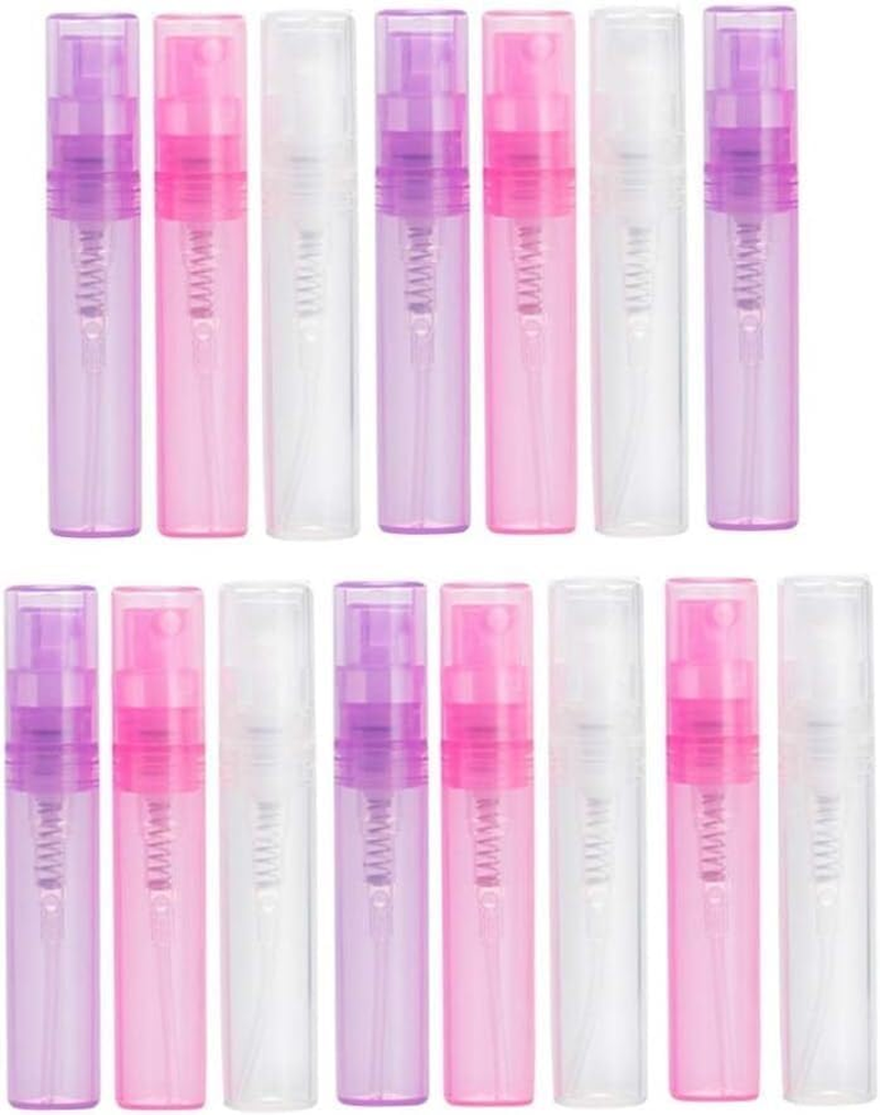Perfume Atomiser 50Pcs Mini Sample Atomizer Spray Travel Perfume Bottle Fine Mist Empty Bottle Fragrance Perfume Scent Containers (2Ml Random Color) (Color : 3ML)