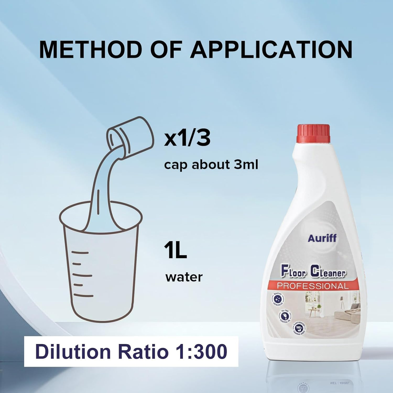 3 Pack Multi-Surface Floor Cleaning Solution Compatible with Roborock OMO Q5/Q7/Q8/S7/S8/Qrevo Series, All Robot Vacuums & Wet Dry Vacuum, Floor Cleaner for Mopping, Pet & Kid Friendly,Stain-Busting image number 5