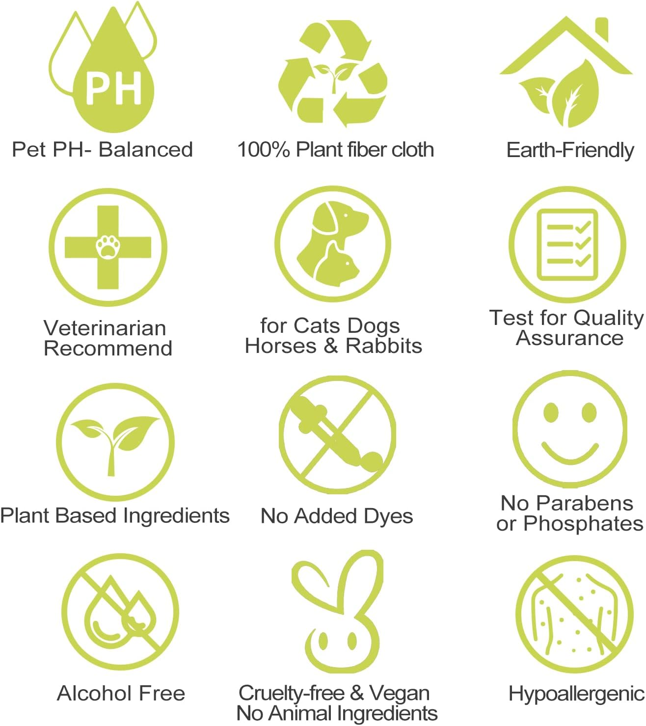 DR.EASY All Purpose Pet Grooming Wipes 100Ct Plant Based Ingredients for Paws,Body,Nose &Bum Cleaning,Remove Dirt,Dander & Excess Hair with Soft and Thick Wipes,No Fragrance image number 1