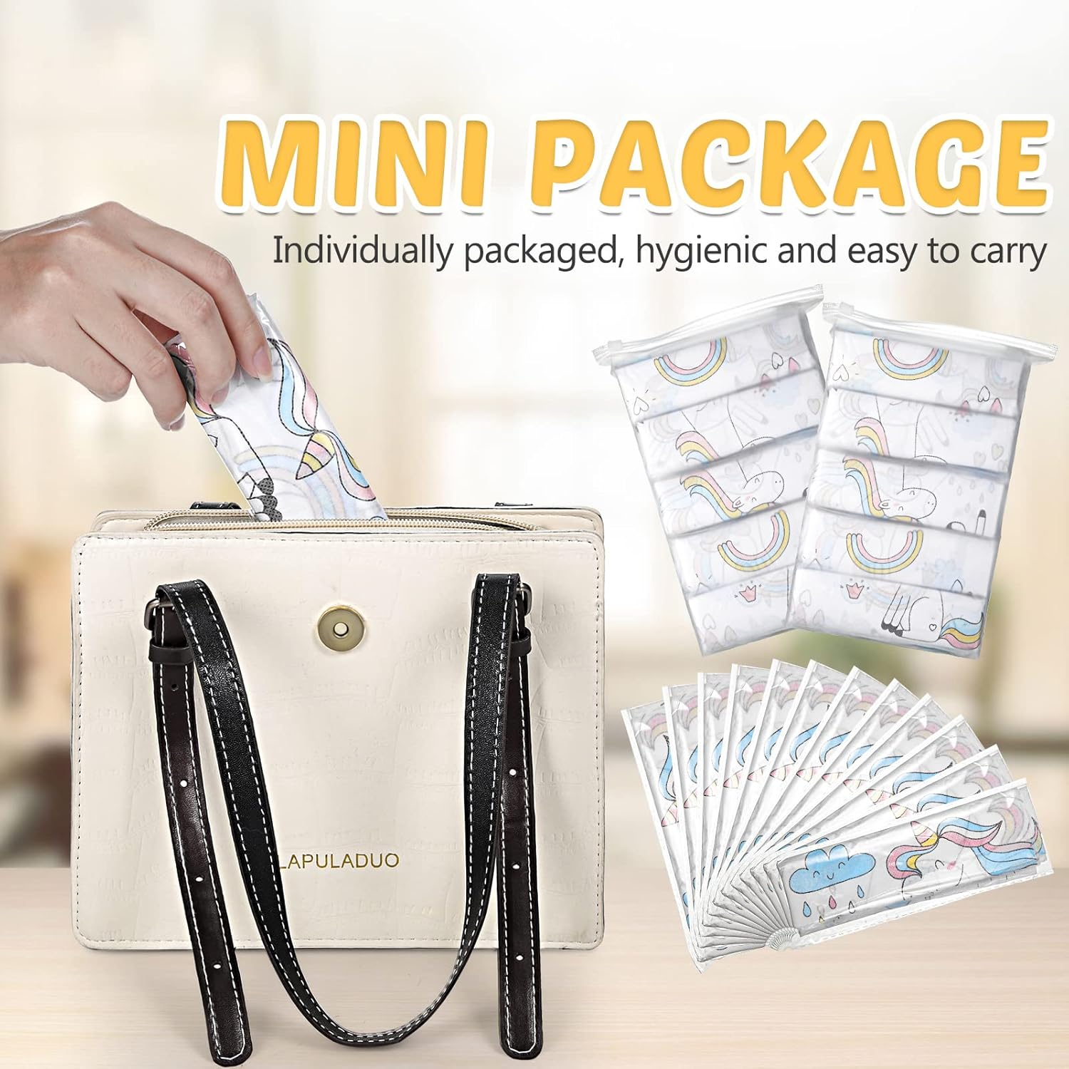 Mimorou 40 Pcs Toilet Seat Covers Disposable for Kids, Toddler, Extra Large, Unicorn Style image number 4