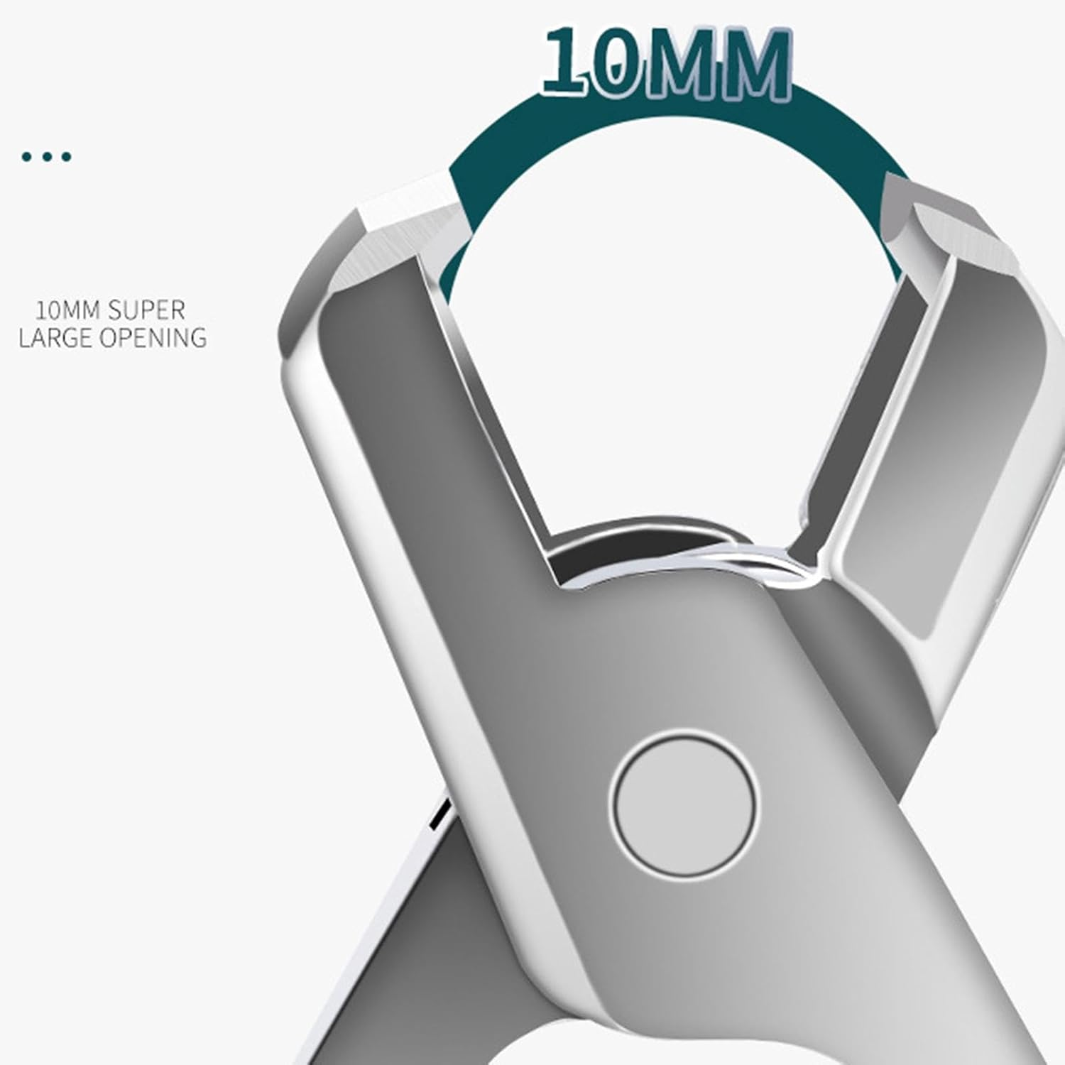 Ergonomic Nail Clippers - Durablle Nail Trimming Scissors, Long-Lasting Toenail Grooming Set | Home Pedicure Scissors with Extra-Wide Opening, Complete Nail Maintenance Kit for Men and Women