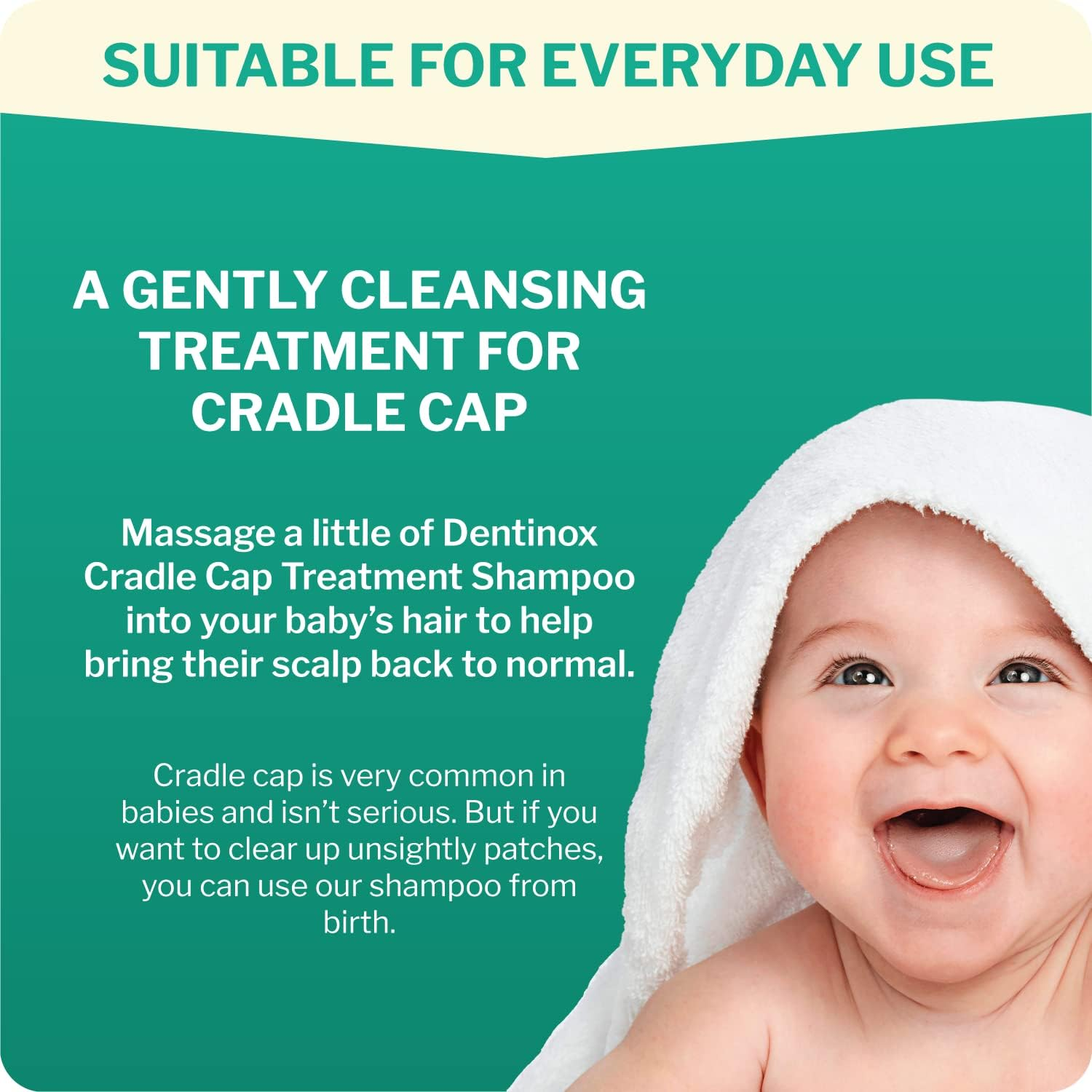 Dentinox Cradle Cap Shampoo 125Ml