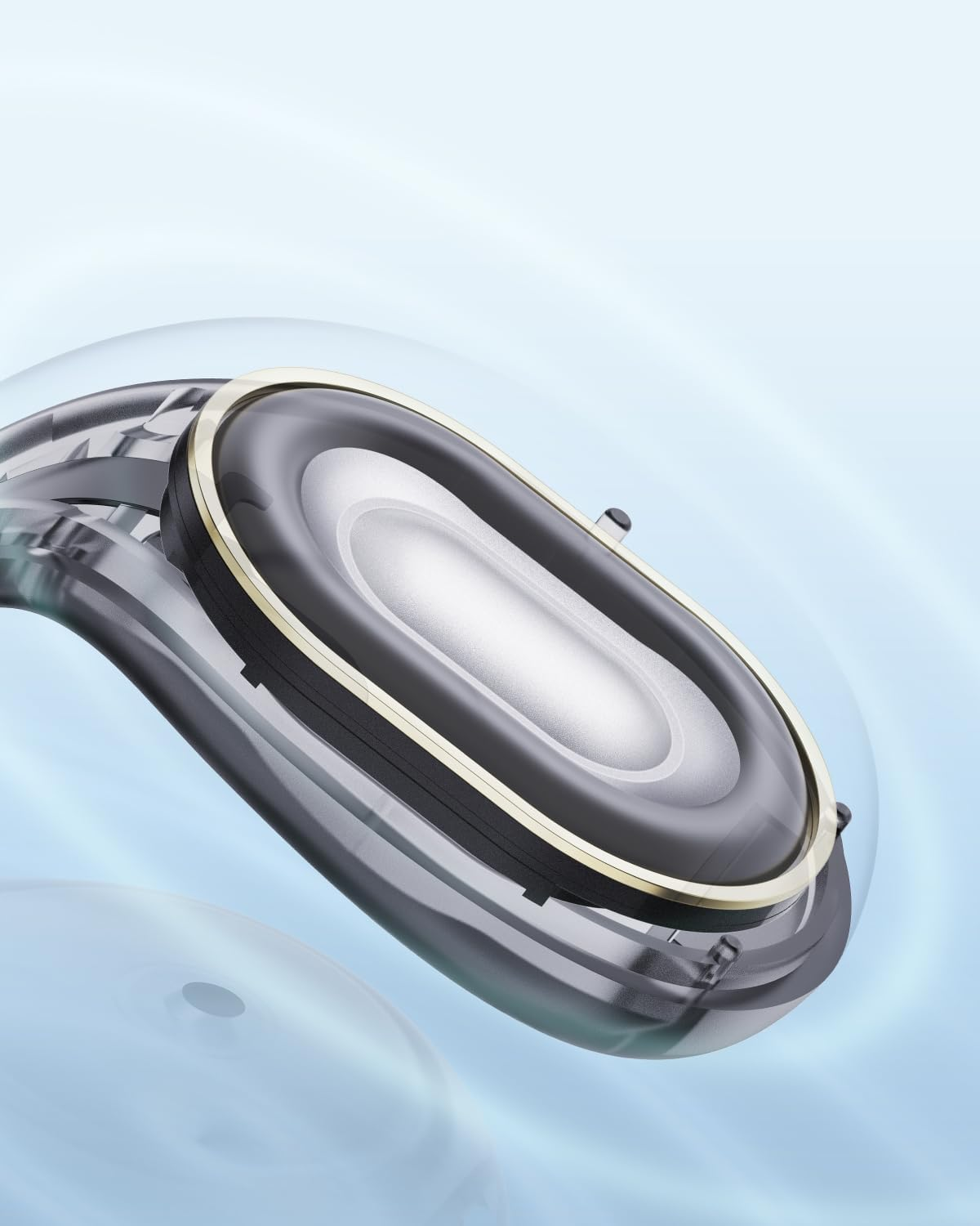 Soundcore C30I by Anker, Open Earphones, Clip on Earphones, Lightweight Comfort, Stable Fit, Solid Shell Design, Ear Cord, Wide Speakers for Clear Sound