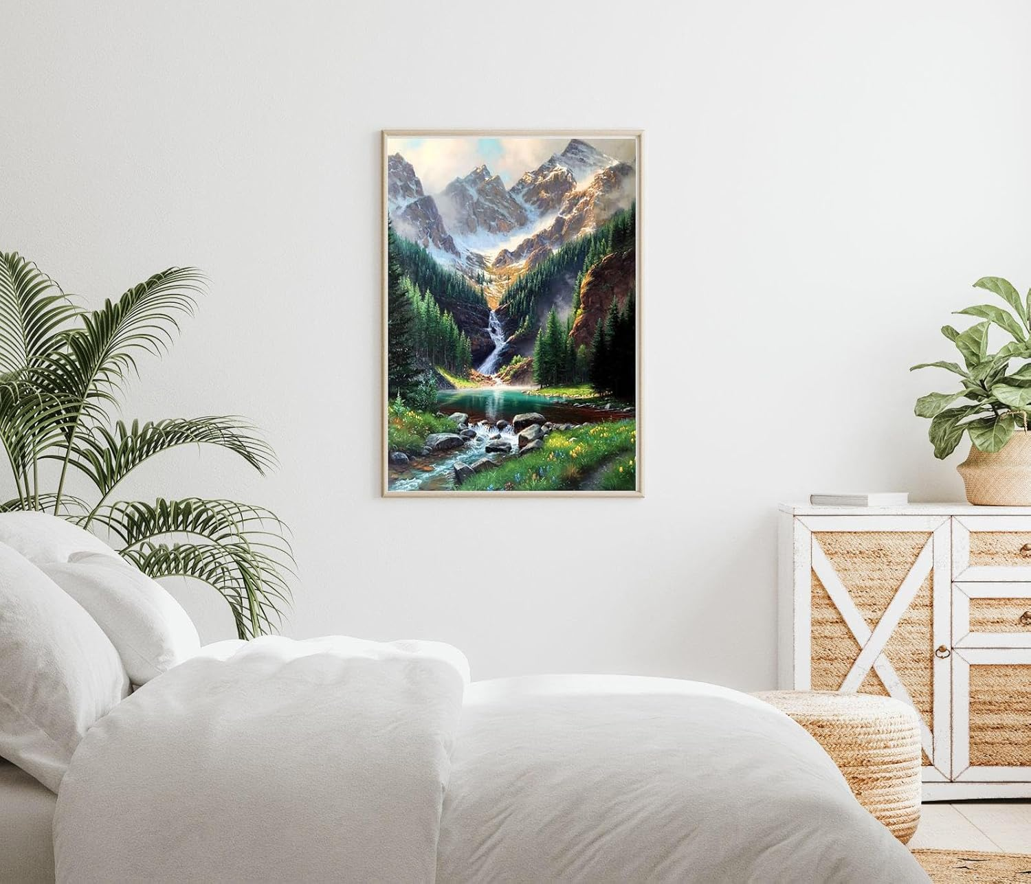 Diamond Painting Kits for Adults, 5D Diamond Art Painting Landscape Art for Adult,Diy Full round 5D Diamond Drill Kit,Gem Art Craft Home Decor,Wall Painting Kit 16X12 Inch image number 5