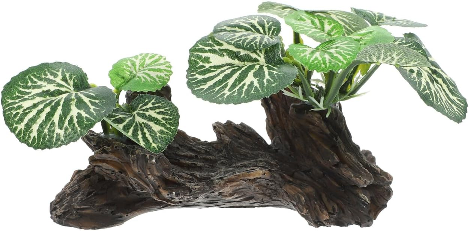 ULTECHNOVO Reptile Tank Plant Decoration Lifelike Fake Plant Ornament for Terrarium Habitat Aquarium Landscaping Suitable for Bearded Dragon Gecko Lizard Resting Spot image number 4