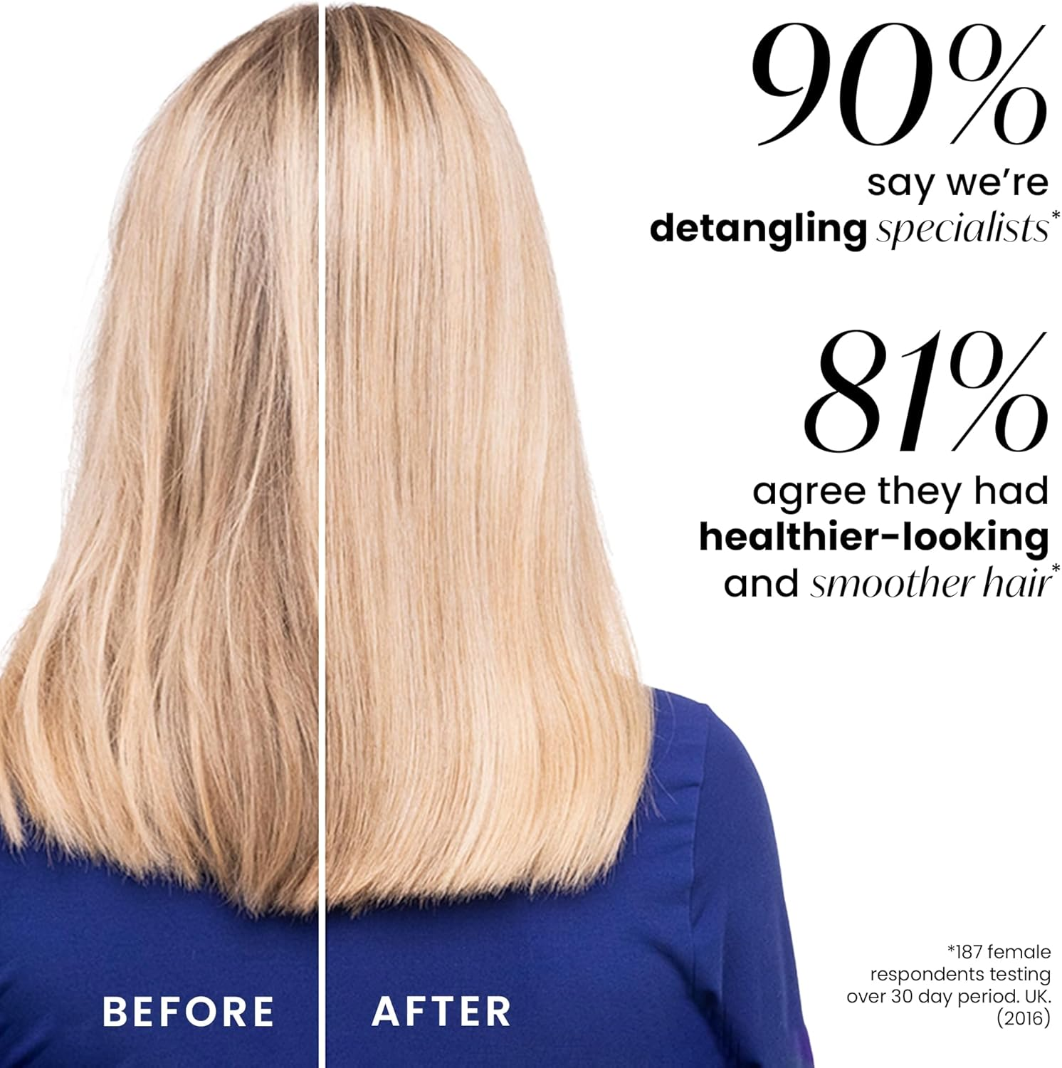 Tangle Teezer Original Soft Hair Brush, No Pull - Cares for Fine Hair - Anti-Breakage Comb for Girl - Pink image number 1