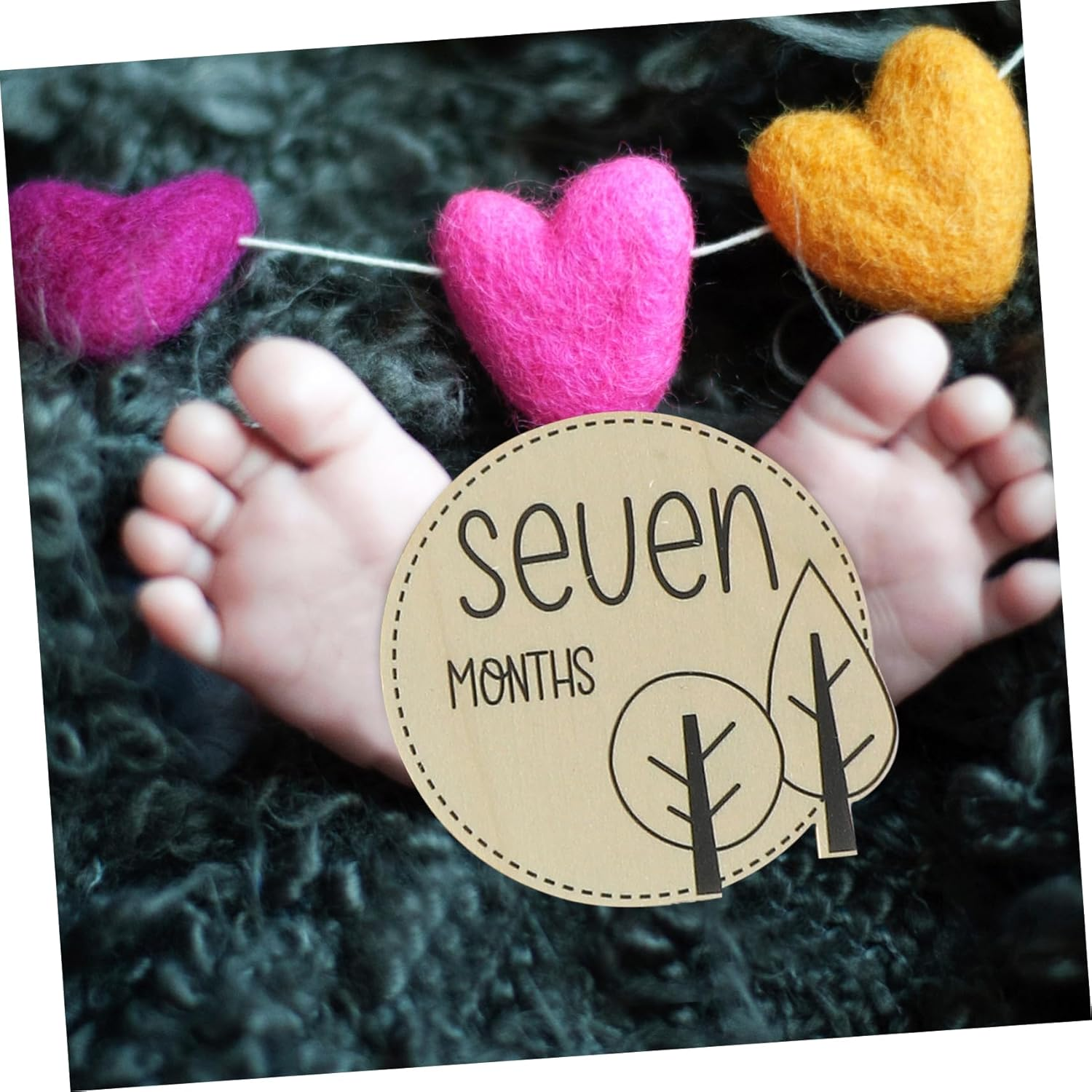 Healifty 12Pcs Animal Themed Milestone Cards Milestone Markers for Newborn Growth Photography for First Year Shower image number 2