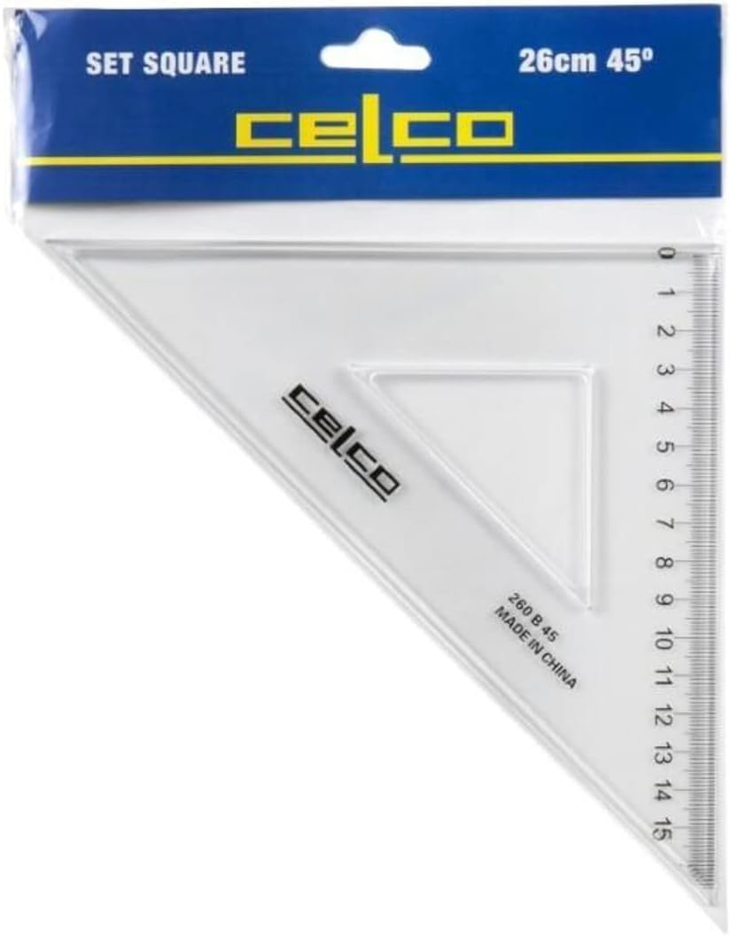 Celco 45 Degree Set Square, 26Cm image number 1