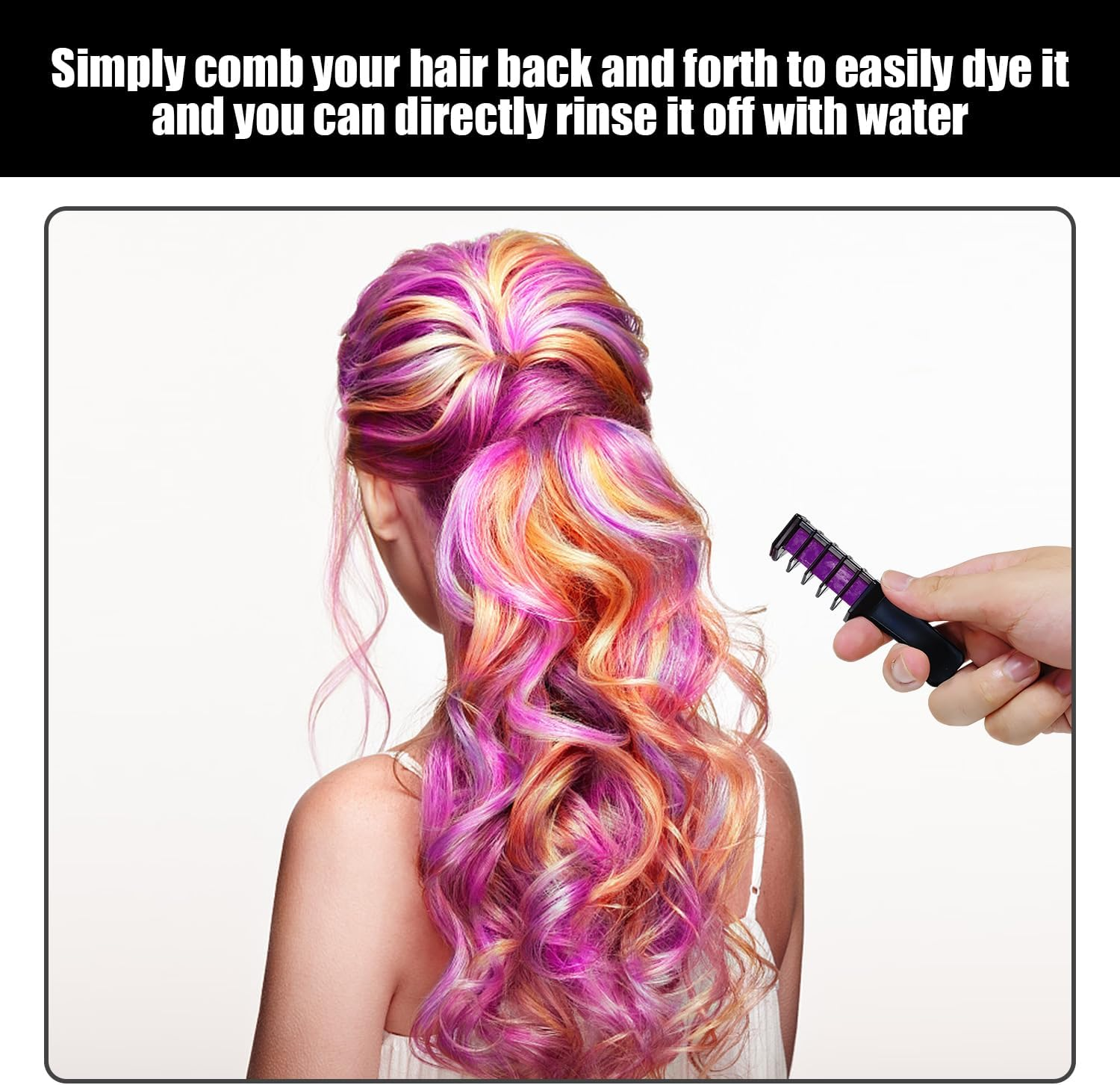 6 Hair Pieces Comb, Hair Dye Mug, Hairstyle Making Tools, Children'S Style Comb, Creative Hair Salon Tools