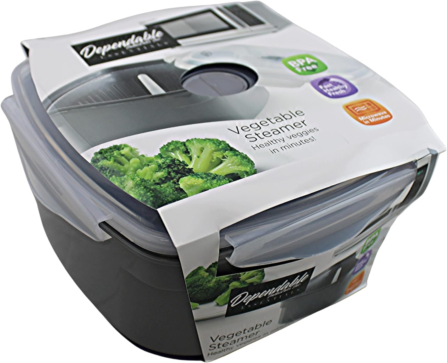 Microwave Vegetable Steamer Veggie Steamer image number 3