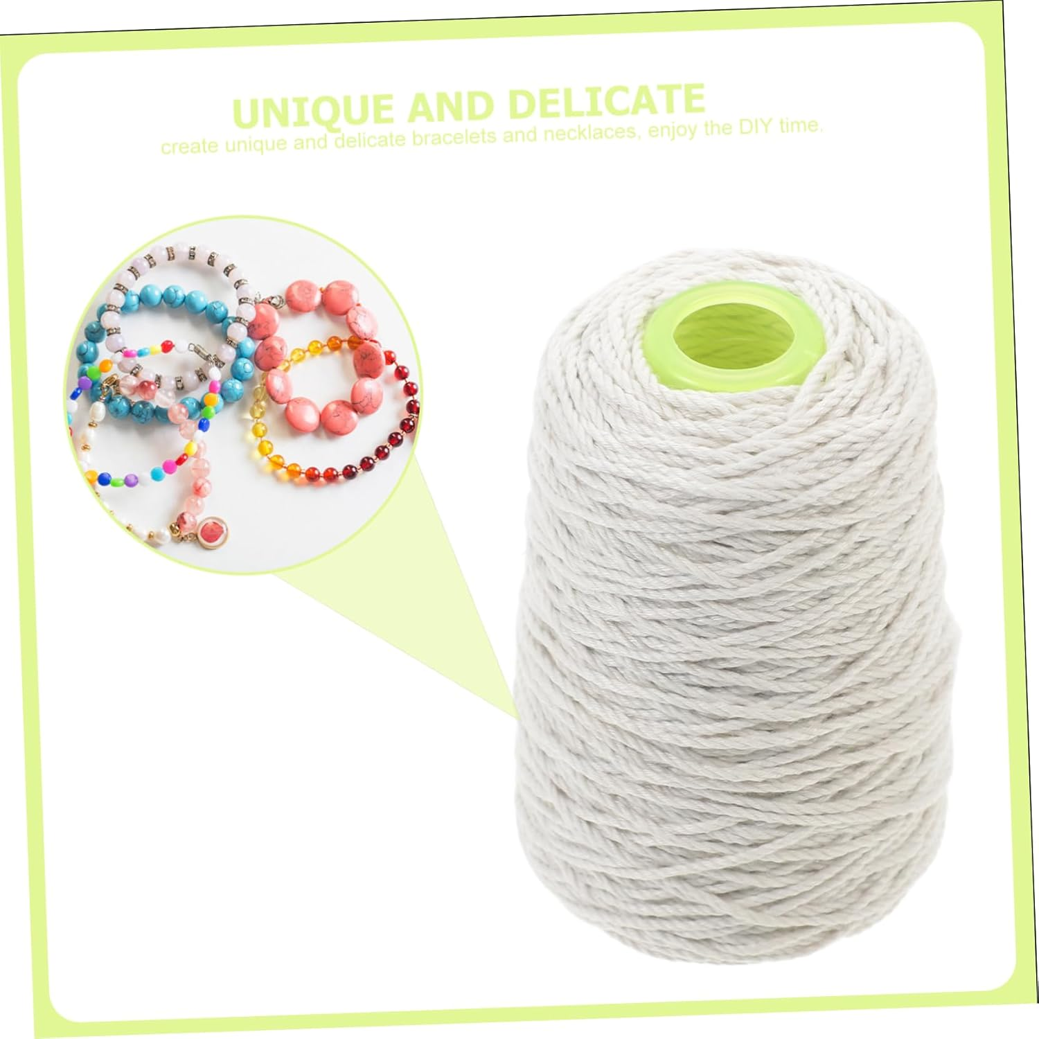 MERRYHAPY Heavy Duty Cotton Twine 1.8Mm Thick Cotton Cord 200M Roll for Gardening, DIY Crafts, Decorative Wrapping and Plant Support Rope image number 6