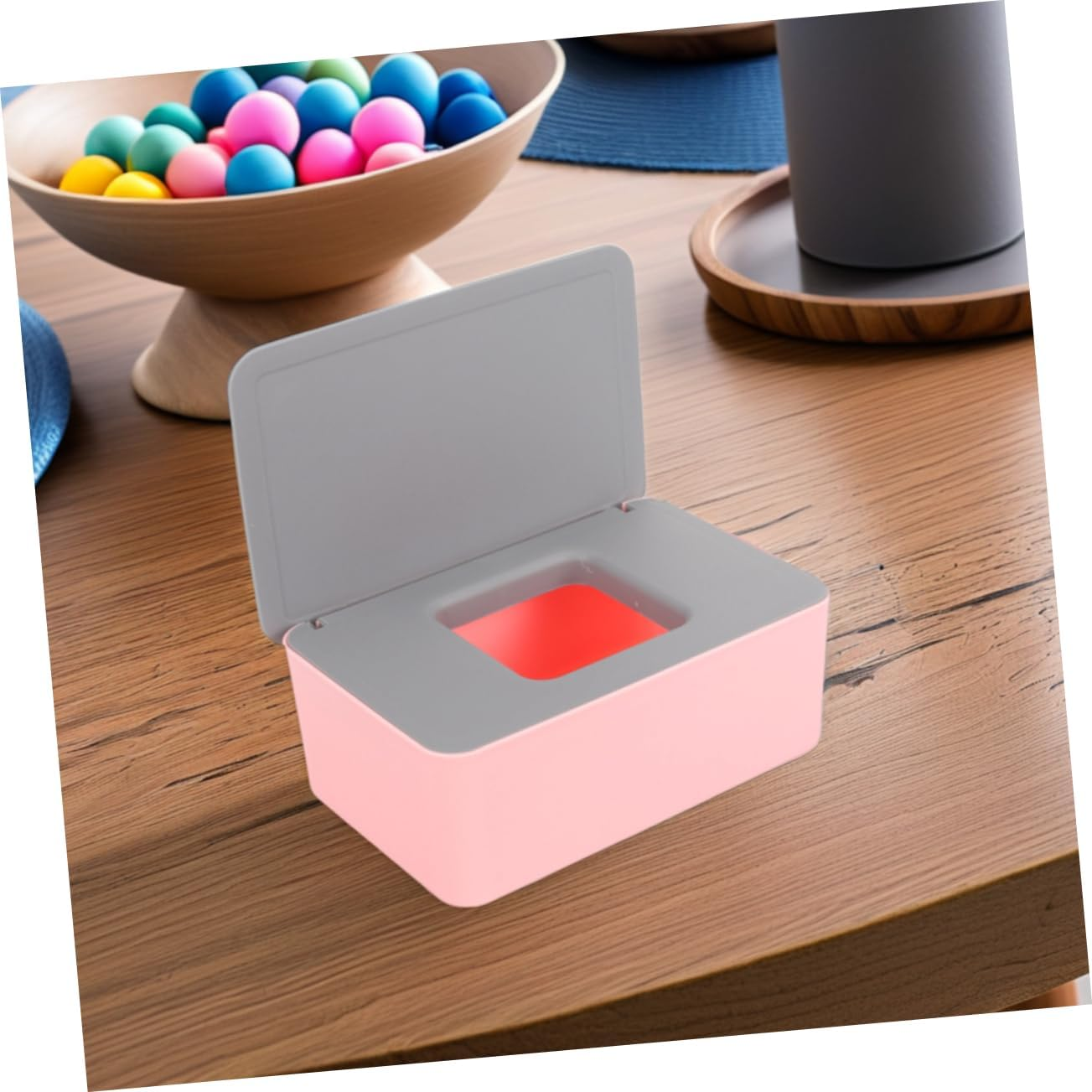 2Pcs Compact Wet Tissue Box Portable Wipe Case Airtight Wipes Storage Container