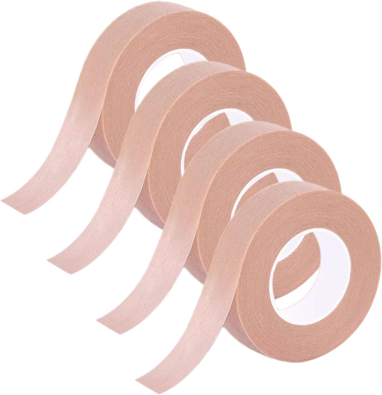 Medical Tape, PE Micropore Tape, 4 PCS Surgical Tape, Breathable and Flexible Nose Tape for Wound Injuries, Swelling Sports, Dressings, Rhinoplasty Recovery, Eyelash Extensions (1.25 * 910Cm) image number 2