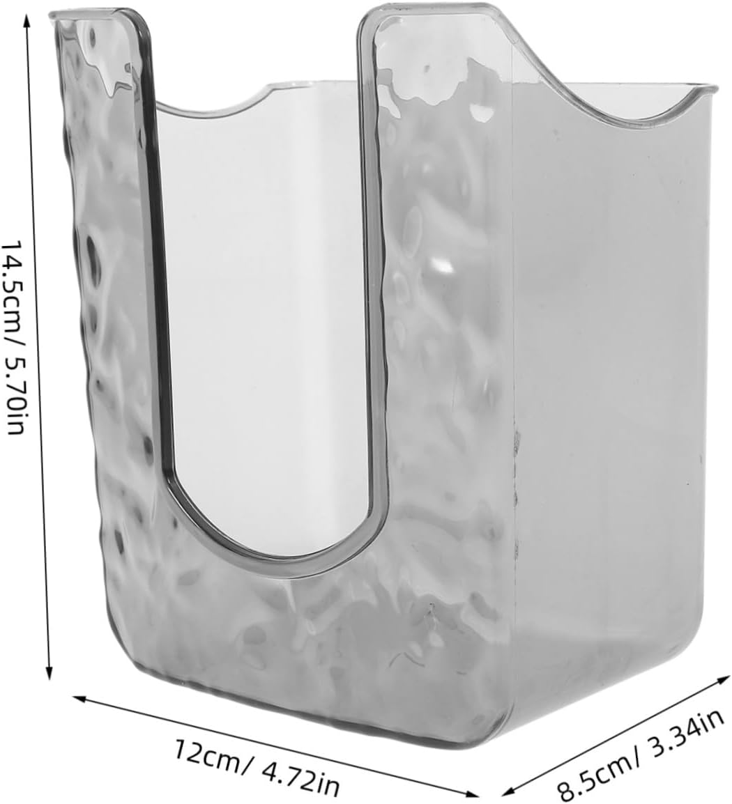 WOONEKY Space-Saving Wall-Mounted Tissue Box Dispenser Holder for Wet Wipes Modern Bathroom Accessory image number 1