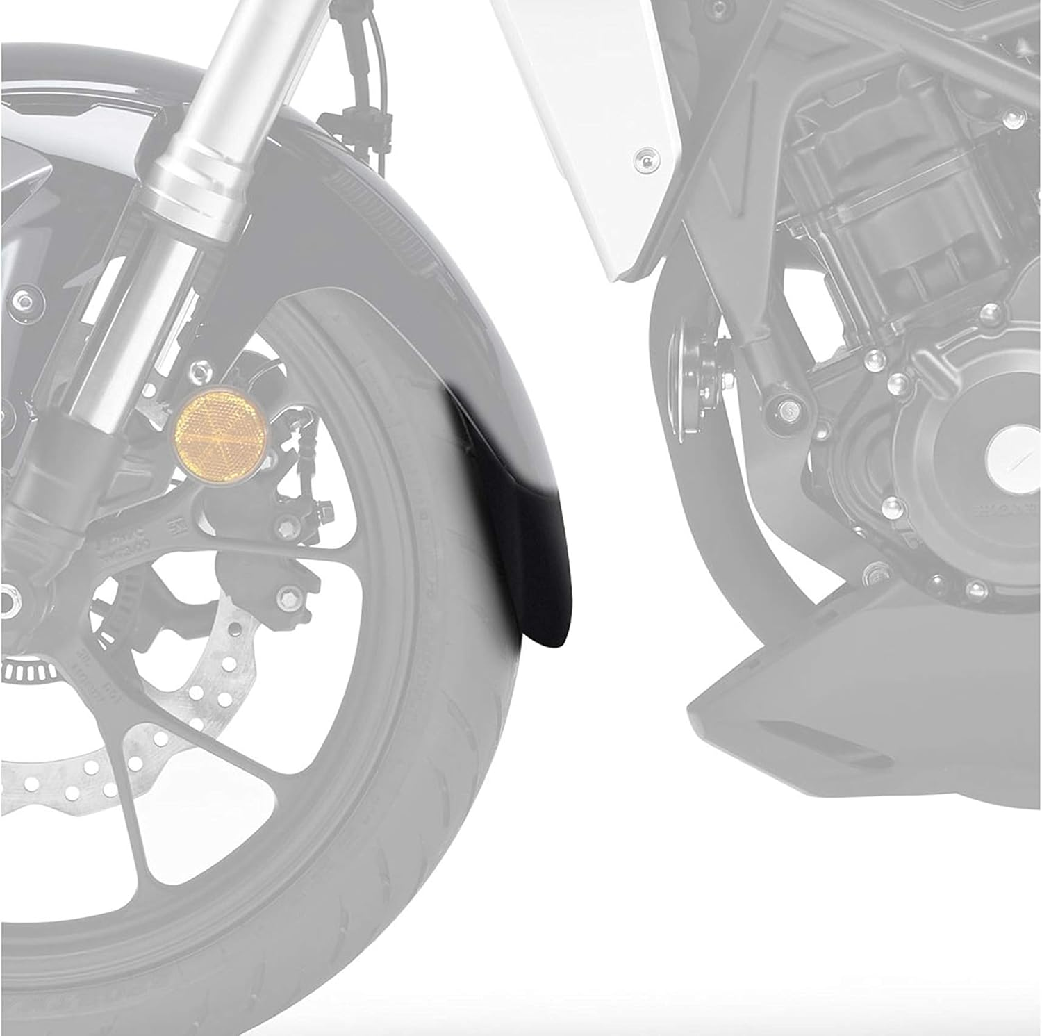 Front Fender Extension Honda CB300R NEO Sport CAF&Eacute; 18-19 C/MATT Black image number 1