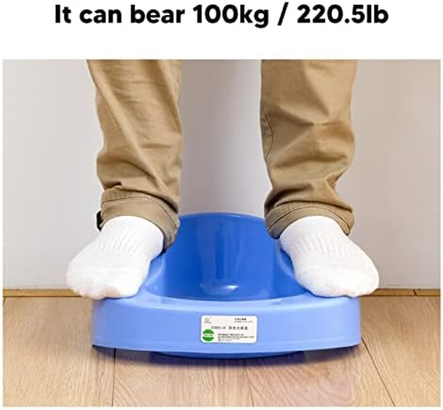 Jiawu Bedpan for Elderly Pregnant Women, Large Thicken 10&deg; Slope Bed Pan Nursing for Bed-Bound/Bedridden Patient, One Piece Molding, Smooth and (Dark Blue) image number 2