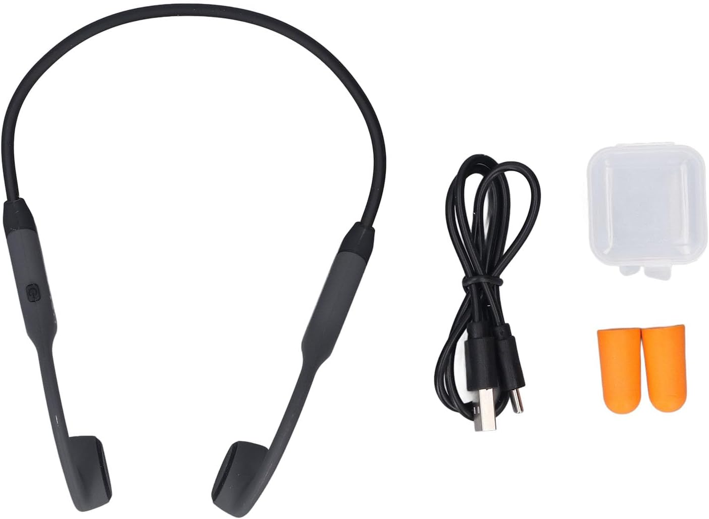 Focket Bone Conduction Headphones, Open Ear Headphones with Mic for Running Cycling Workout Sweatproof Sport Earphones 6Hr Playtime image number 4