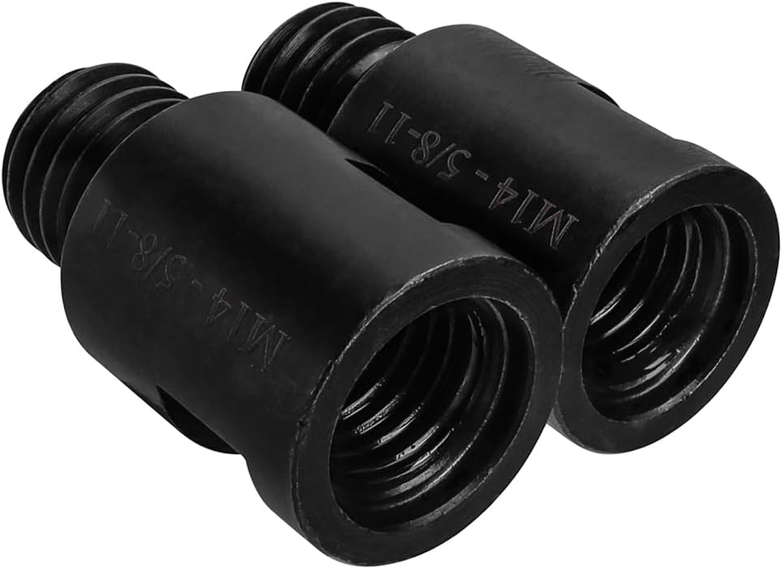 Yakamoz 2Pieces M14 Female to 5/8"-11 Male Angle Grinder Attachment Thread Adapter Converter for Hole Opener Angle Grinder, Wire Wheel Drill Adapter Tool image number 4