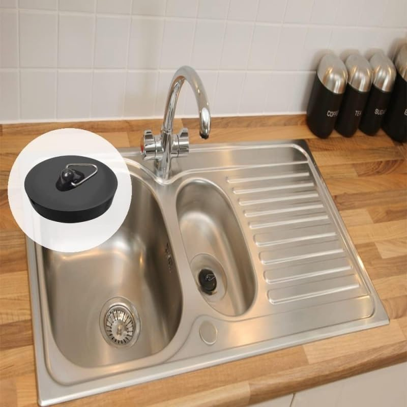 MJIYSGS 2 Pcs Bath Plug, Plastic Kitchen Sink Plug, Bathtub Cover, Drain Cover for Bathroom, Bath Plugs Replacment image number 5