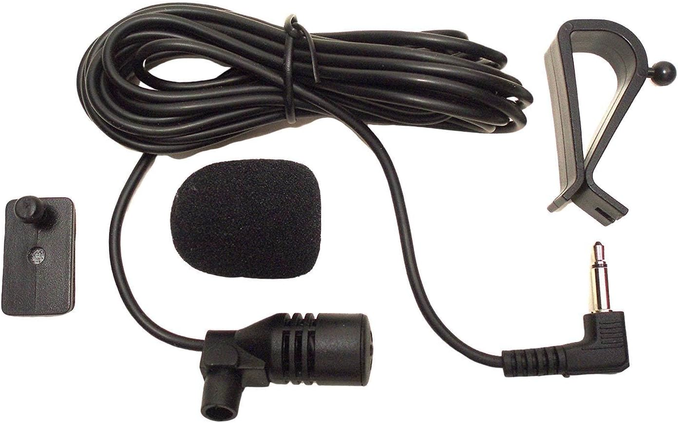 2 Pack 3.5Mm Microphone Assembly Mic for Car Vehicle Head Unit Bluetooth Enabled Stereo Radio GPS DVD image number 1
