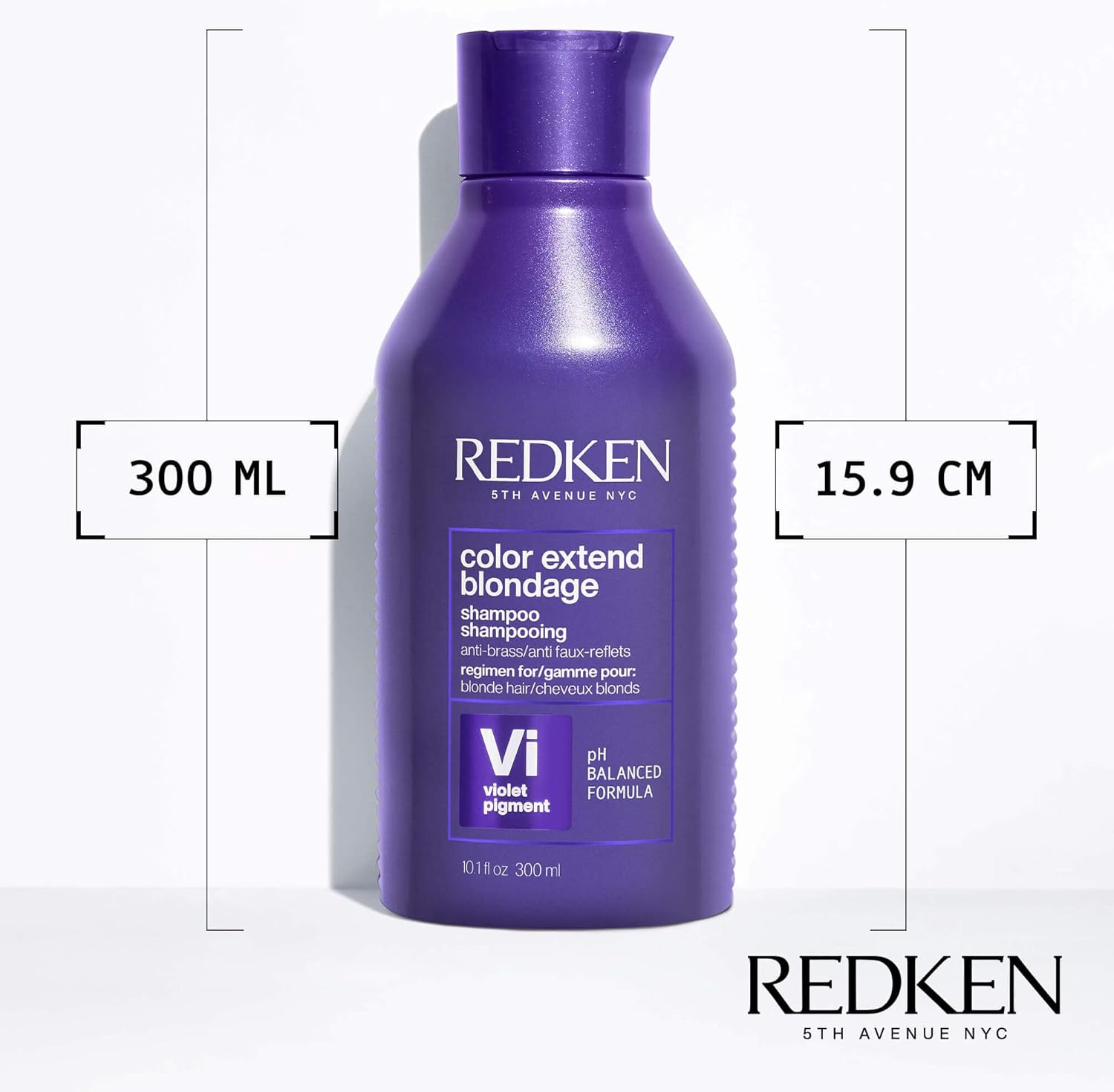 Redken Color Extend Blondage Violet Pigment Shampoo (For Blonde Hair) 300Ml image number 4