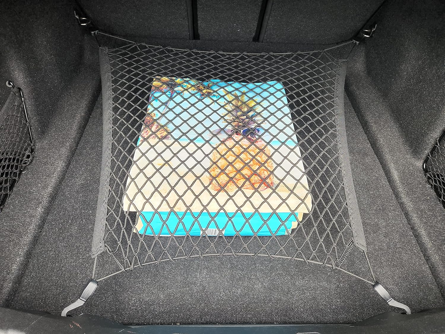 Floor Style Trunk Mesh Cargo Net for BMW 3 Series (G20) 2018-2025 - Premium Trunk Organizers and Storage - Luggage Net for Sedan - Best Car Organizer for BMW 3 Series image number 5