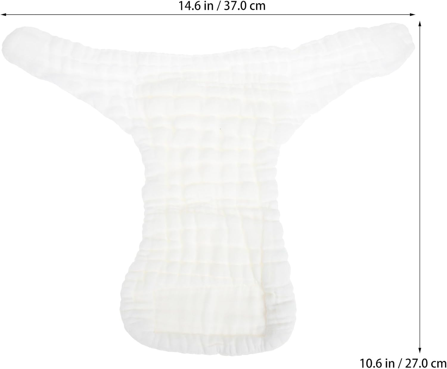 5Pcs Reusable Newborn Cloth Diapers Soft Cotton Washable Nappies Leak Resistant Moisture Barrier Lightweight and Portable for Newborns Months image number 1