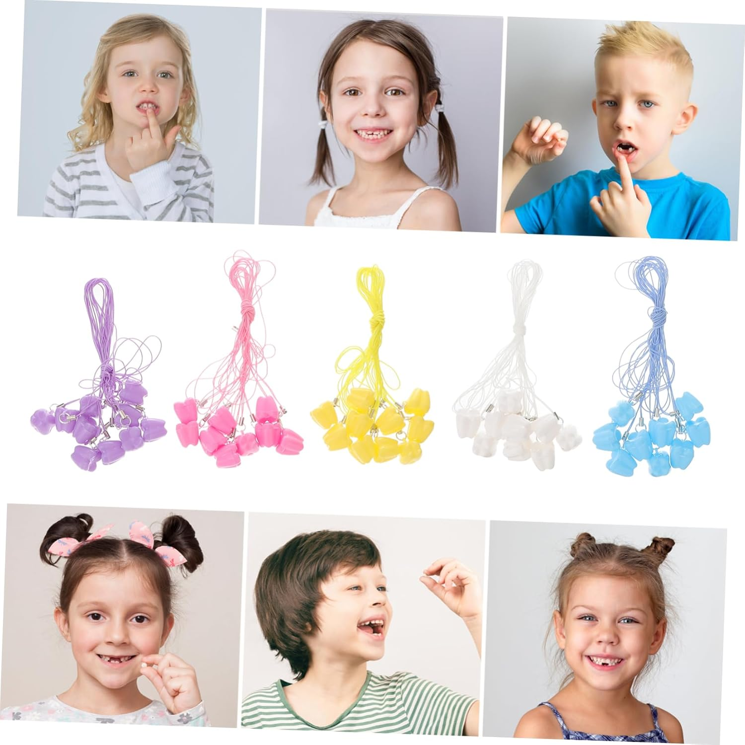 50Pcs Tooth Organizer Case Durable Keepsake Box for Storing Teeth for Boy Girl for Birthdays Christmas and Special Occasions image number 1